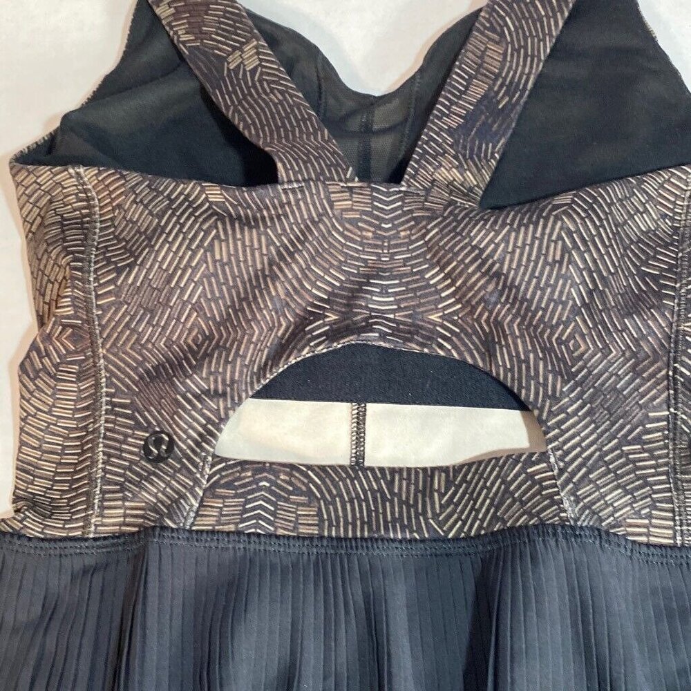 Lululemon City Tank Peplum Golden Goddess Cashew‎ Size 4 - Picture 4 of 11